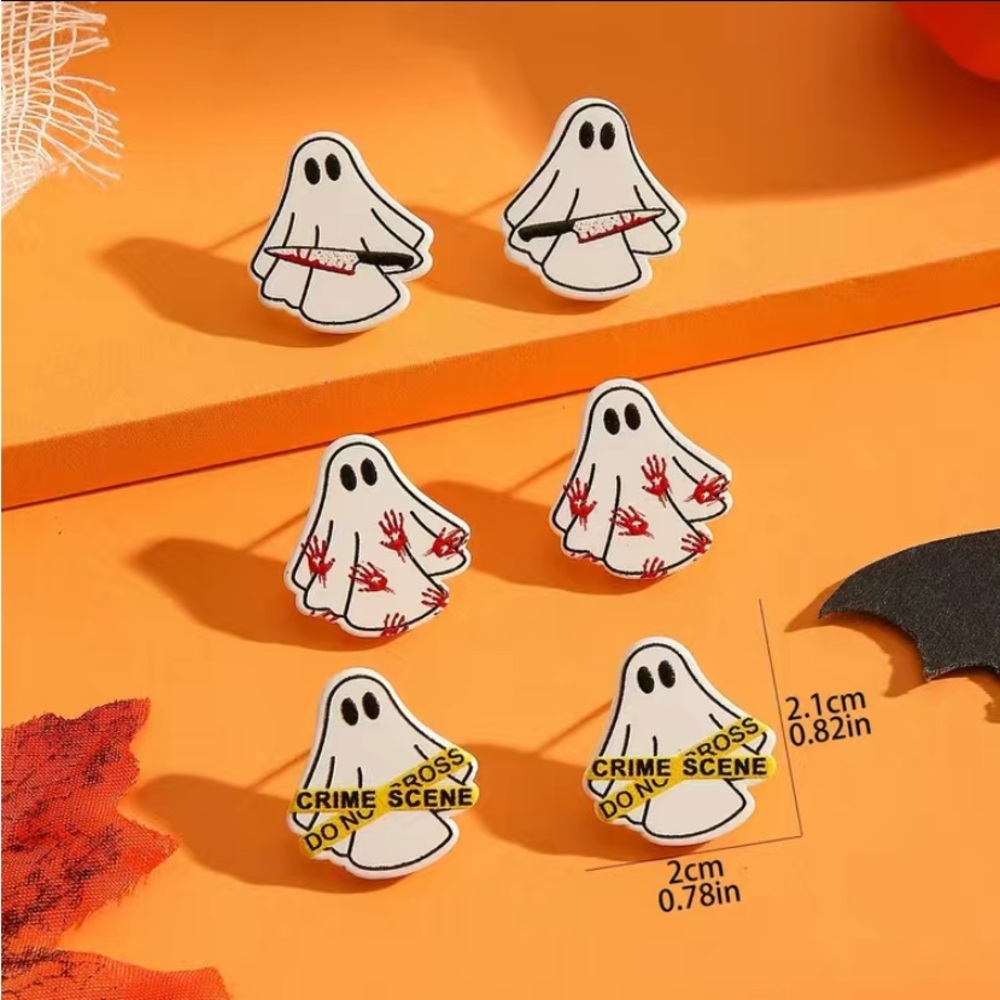 NWT Set of 3 Ghost Earrings - Picture 4 of 4